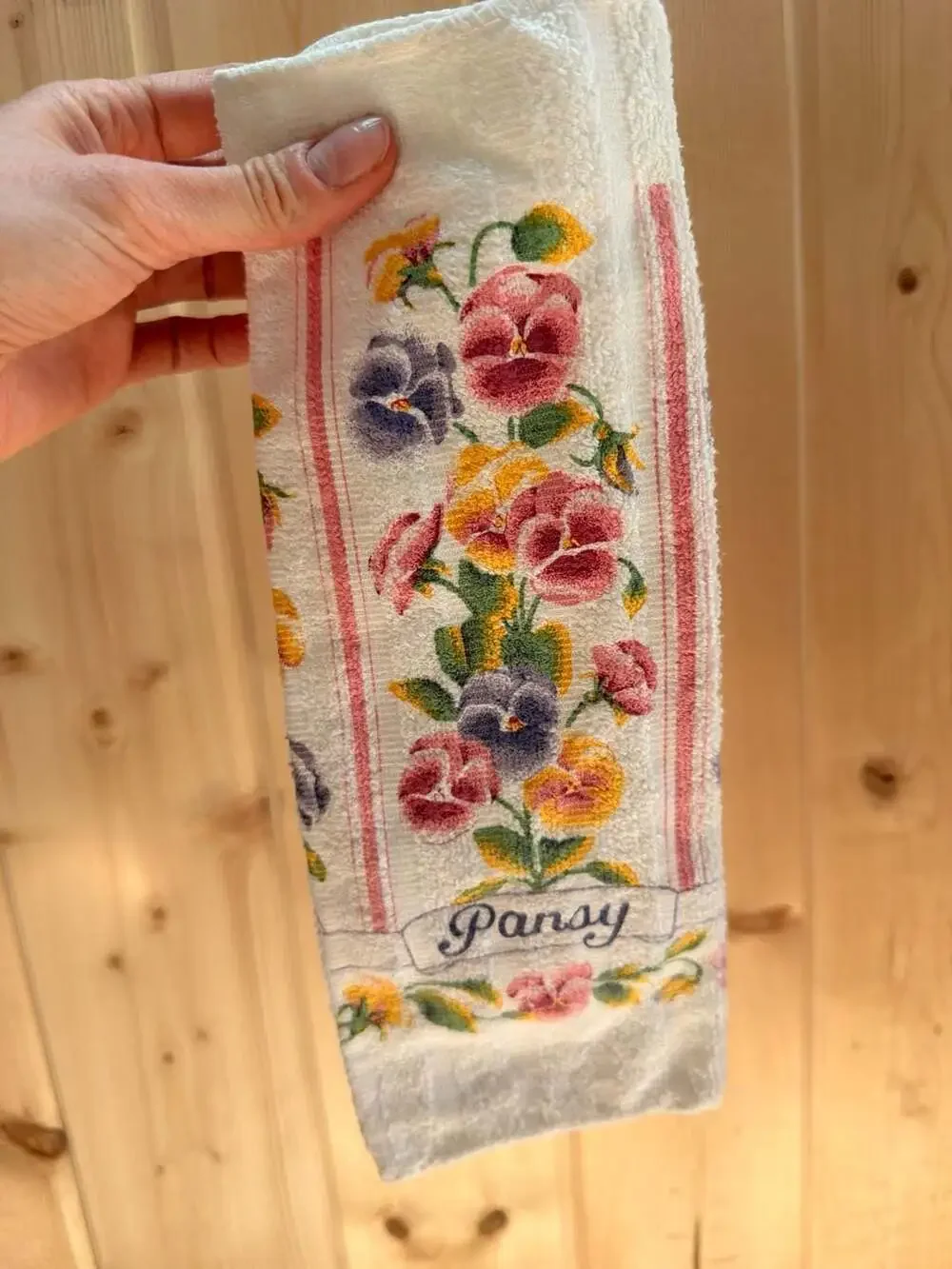 Vintage Cottage Farmhouse Floral Kitchen Oven Mitt Potholder Hand Towel Set